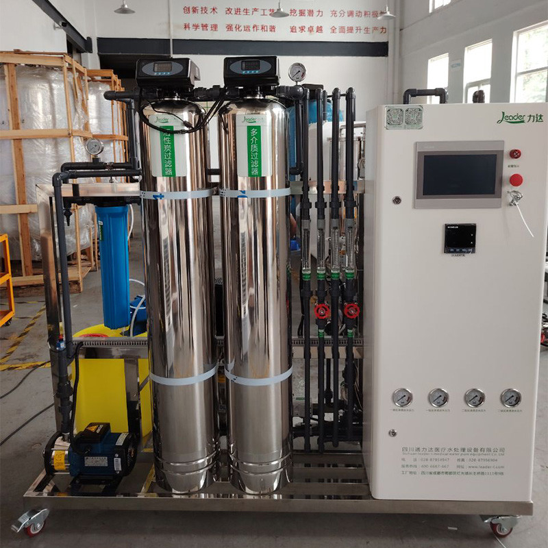 500LPH क्षमता डबल पास EDI जल संयंत्र Vontron/DOW/Toray Ro झिल्ली से लैस