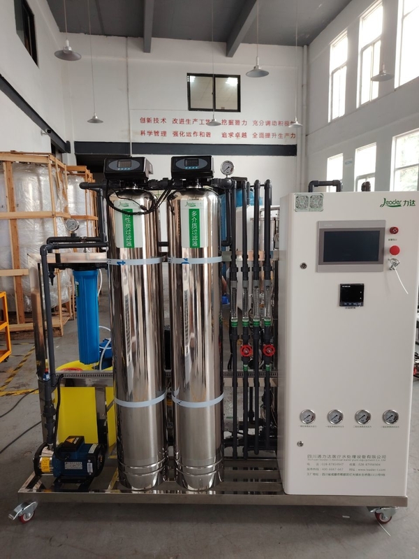 500LPH क्षमता डबल पास EDI जल संयंत्र Vontron/DOW/Toray Ro झिल्ली से लैस
