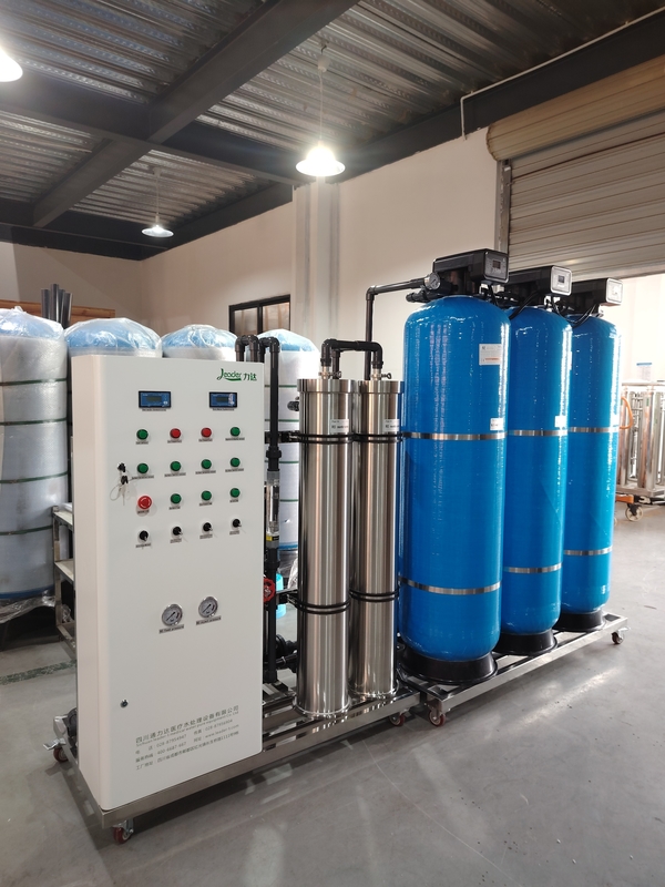 2000LPH 1 स्टेज आरओ वाटर प्यूरीफिकेशन प्लांट विथ VONTRON RO झिल्ली