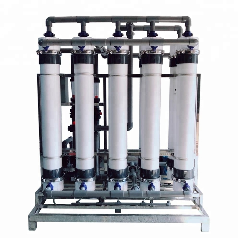 500lph Ultrafiltration जल उपचार संयंत्र औद्योगिक Ultrafiltration झिल्ली फ़िल्टर
