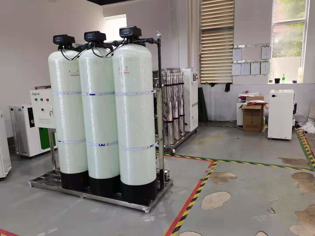 कठिन पानी के लिए पीएलसी टच स्क्रीन औद्योगिक वाणिज्यिक फ़िल्टर जल सॉफ़्नर