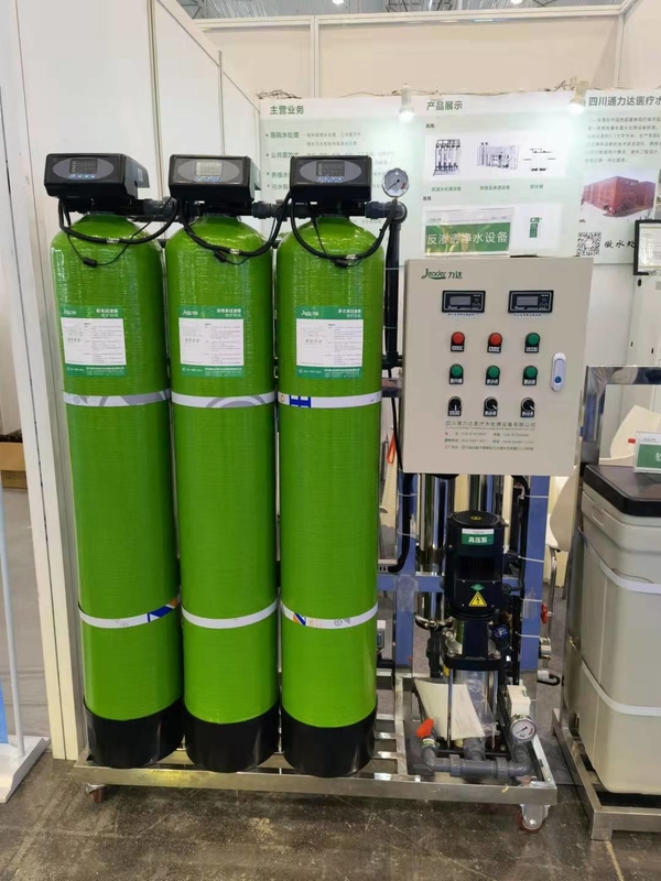 पीने के पानी के लिए 500L / H रिवर्स ऑस्मोसिस वाटर फिल्टर प्लांट मशीन