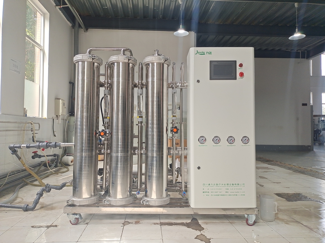 विलवणीकरण के लिए 1200LPH डबल स्टेज रिवर्स ऑस्मोसिस सिस्टम