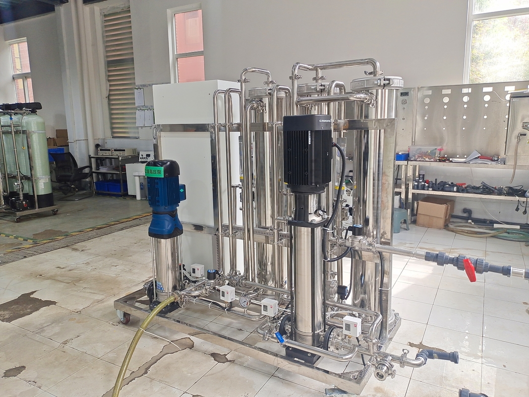 विलवणीकरण के लिए 1200LPH डबल स्टेज रिवर्स ऑस्मोसिस सिस्टम