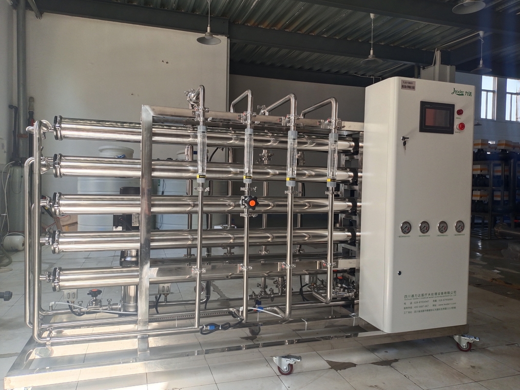 दो चरण रिवर्स ऑस्मोसिस जल उपचार प्रणाली आरओ प्लांट 1000Lph
